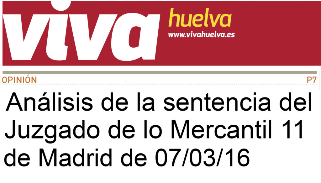 ato abogados análisis sentencia mercantil madrid clausulas suelo