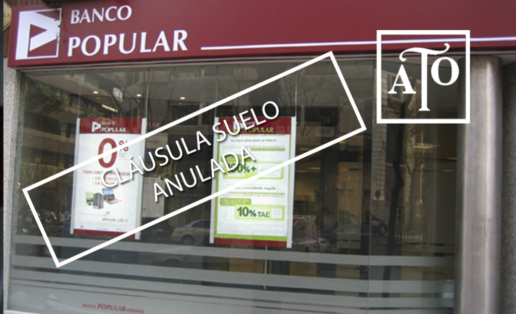 ato abogados clausula suelo condena popular AP-R436-16